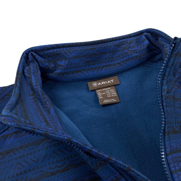 Ariat Logo 2.0 Softshell Jacket Mens XXL TALL Midsummer Night/Rock Climb Blue - Picture 5 of 10